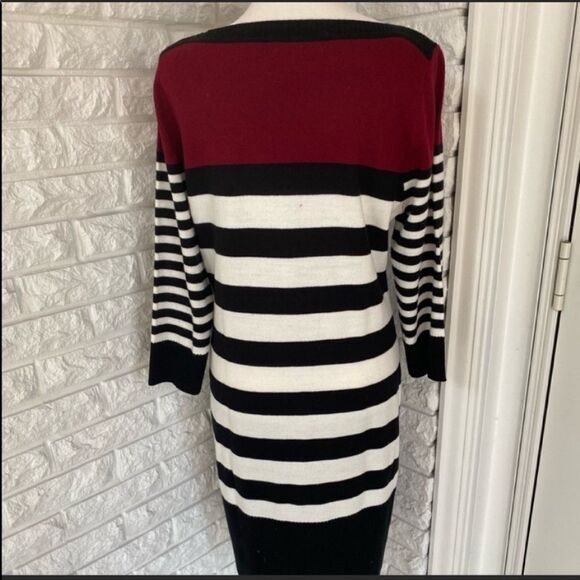 Striped Sweater Dress - Picture 3 of 4